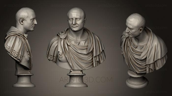 Busts and heads antique and historical (BUSTA_0493) 3D model for CNC machine